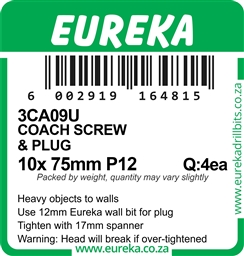 3CA09 - Coach Screw & Plug -3CA09_label_T